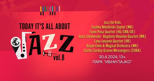 Национален џез оркестар: „Today It’s All About Jazz Vol.8“ на 30 април во паркот Ибни Пајко