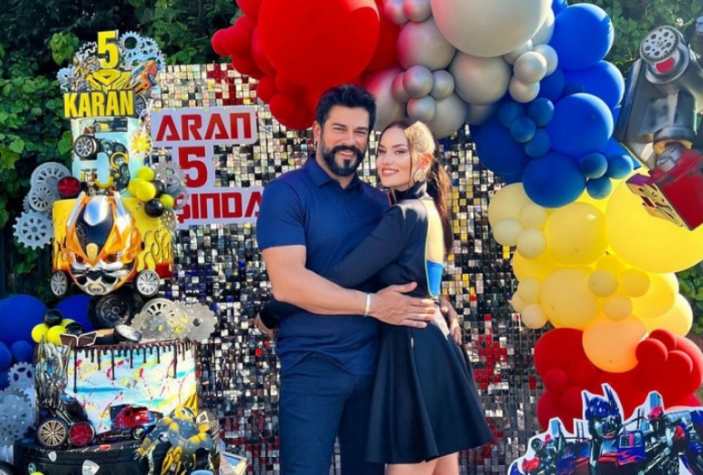 Синчето на најпознатата актерска турска двојка попознати како Бали Бег и Неџла го прослави петтиот роденден со стил и специјални гости (фото)