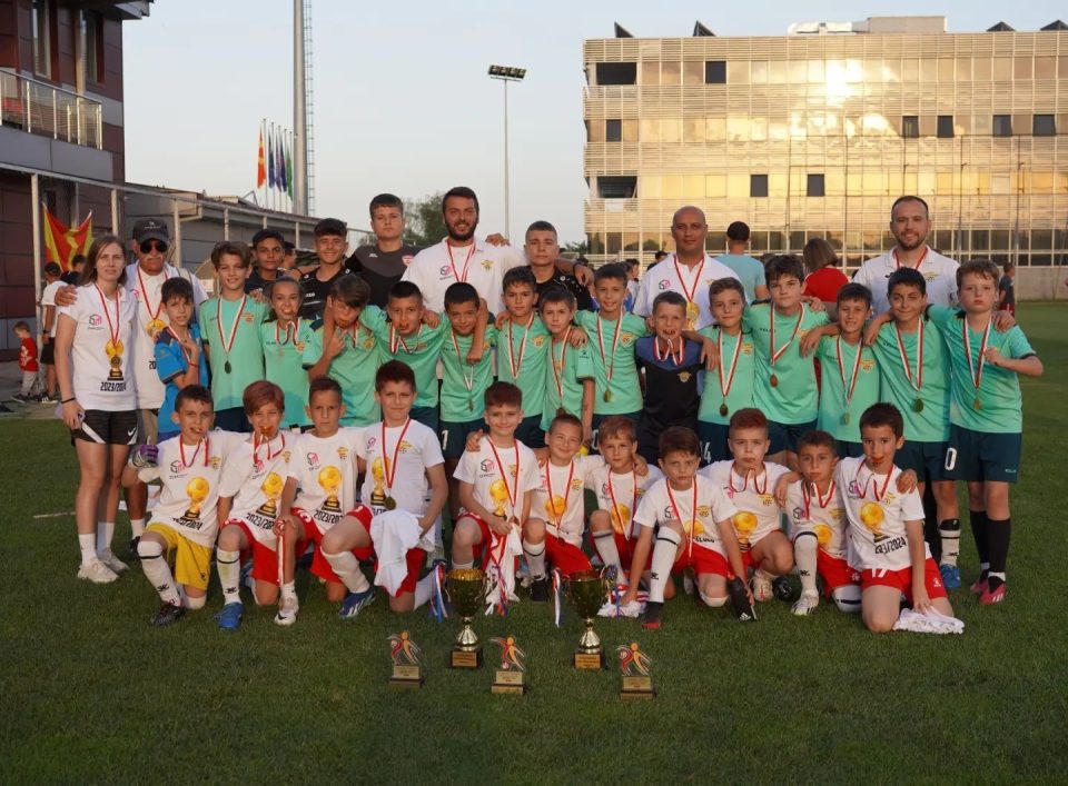 Фудбалската школа ФК Форца – Шампиони на Македонија со две генерации!