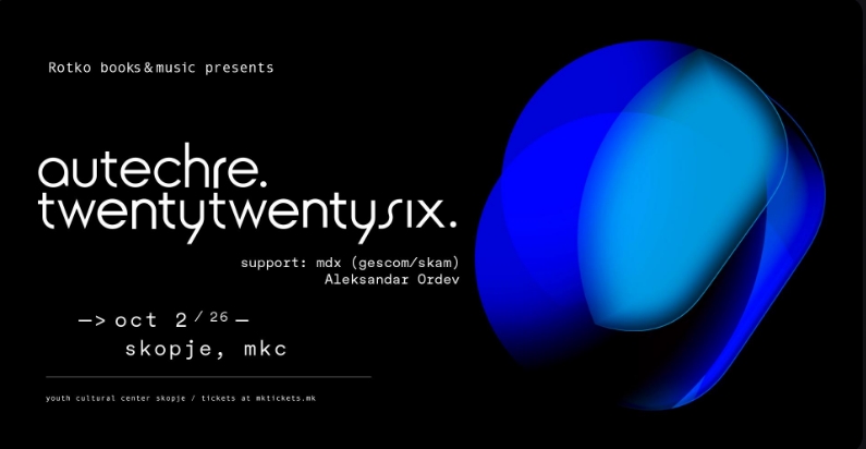 „AUTECHRE“ во Скопје – концерт во целосен мрак